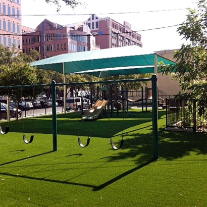Installing Artificial Grass Calhan, Colorado Playground, Commercial Landscape