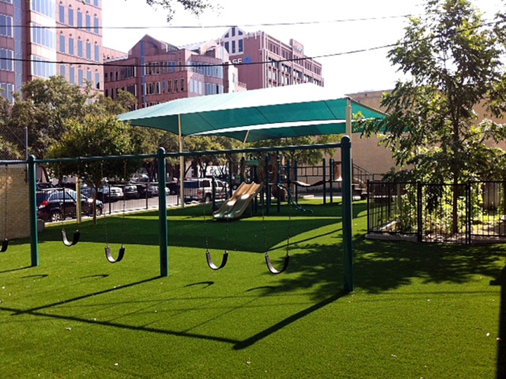 Installing Artificial Grass Calhan, Colorado Playground, Commercial Landscape